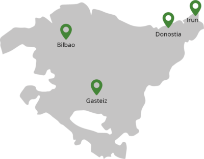 Mapa sedes Betark